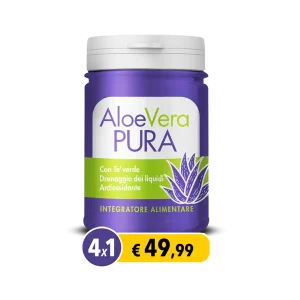 Aloe Vera Pura Capsule per la detossificazione dell’organismo (30 capsule)