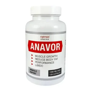 ANAVOR Capsule per aumentare la massa muscolare magra (120 capsule)