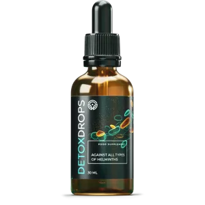 DetoxDrops Gocce contro i parassiti, per la normalizzazione della digestione (flacone da 30 ml)
