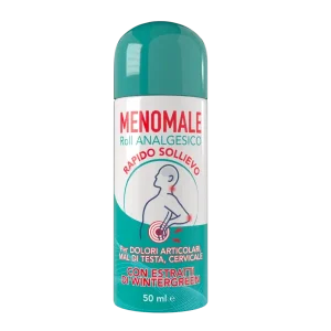 MENOMALE RollOn Applicatore roll-on contro il dolore muscolare (flacone con applicatore roll-on da 50 ml)