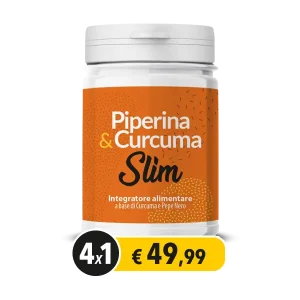 Piperina e Curcuma Slim Compresse dimagranti (60 compresse)